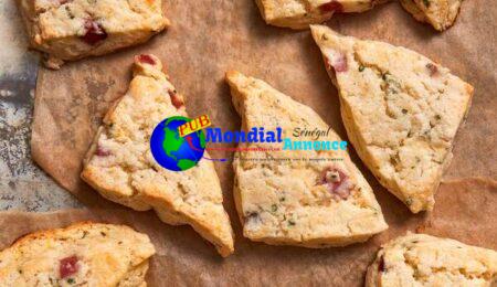 Gluten-Free Ham and Cheddar Scones