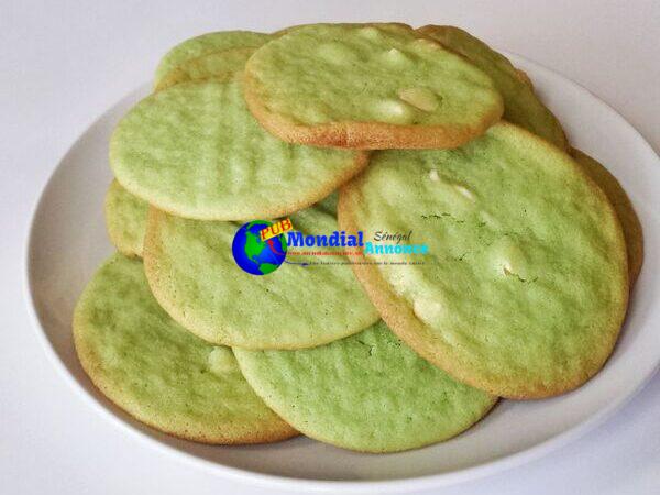 Pandan Sugar Cookies