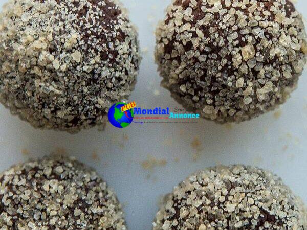 Chocolate Truffles with Beer Sugar