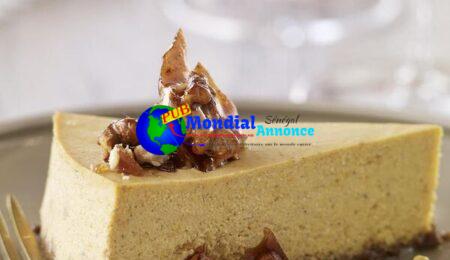 Gluten-Free Pumpkin Cheesecake with Gingersnap-Walnut Crust