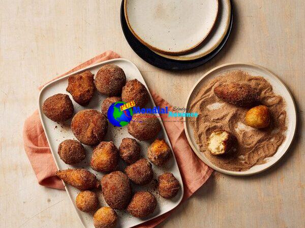 Overnight cinnamon sugar fritters