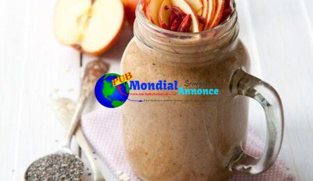 Apple and oat smoothie