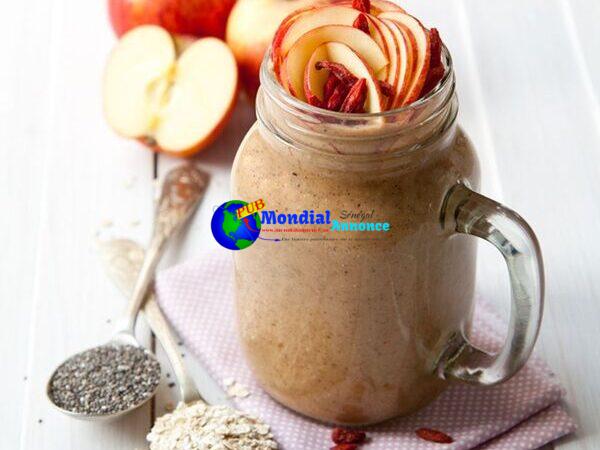 Apple and oat smoothie