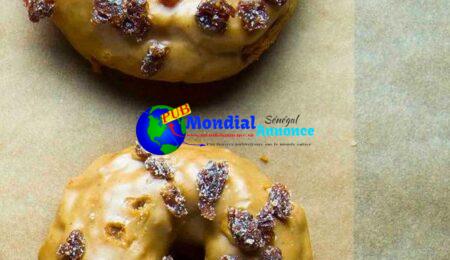 Gluten-Free Oat Extinct-Fashioned Donuts With Rum Raisin Glaze