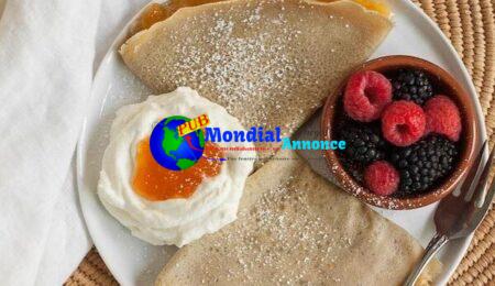 Apricot-Filled Gluten Free Crepes