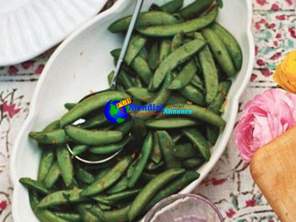 Sugar Snap Peas With Mint And Orange