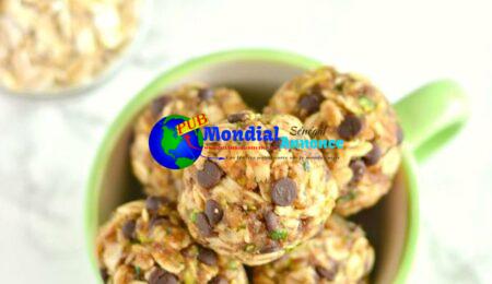 Zucchini Chocolate Oatmeal Bites