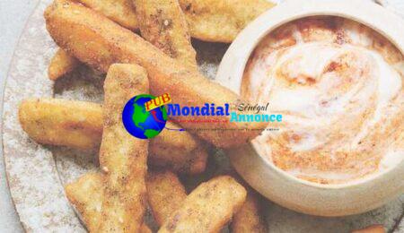 Halloumi Fries with Harissa Yogurt