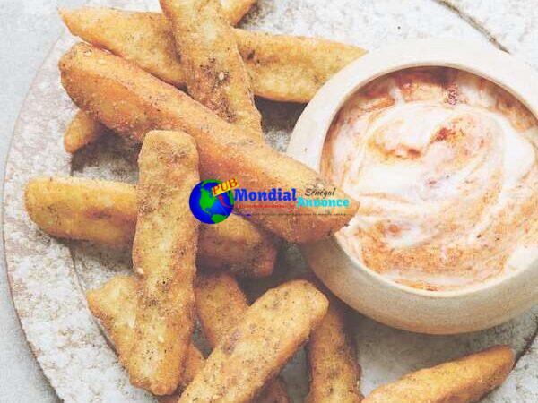 Halloumi Fries with Harissa Yogurt