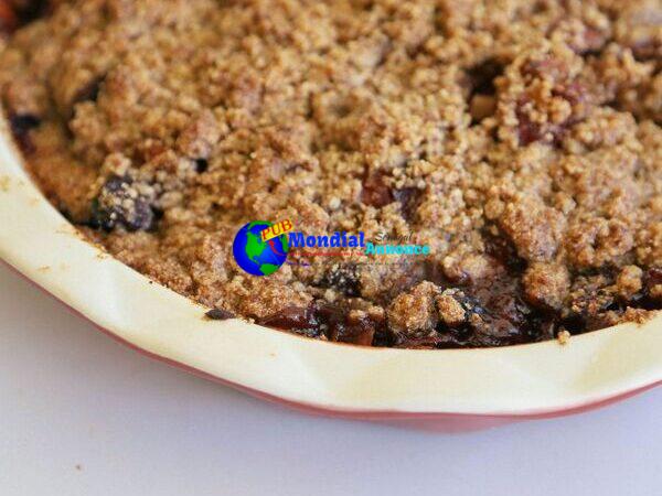 Gluten-Free Cherry-Coconut Crisp