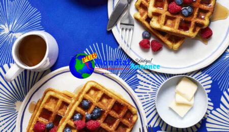 Brown Sugar Cornmeal Waffles