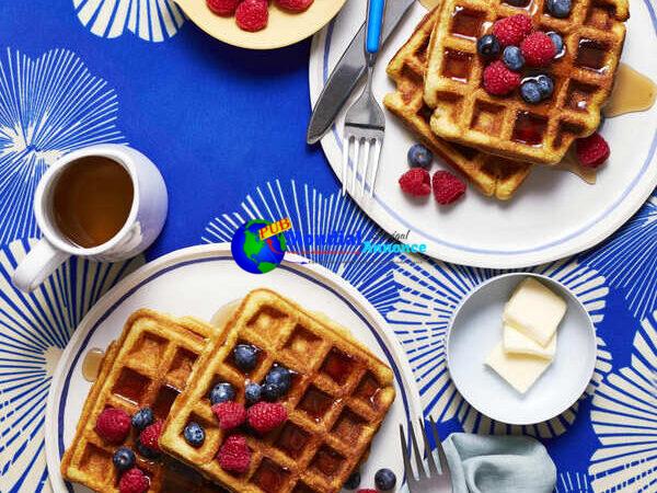 Brown Sugar Cornmeal Waffles