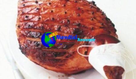 Sugar-And-Spice-Glazed Ham