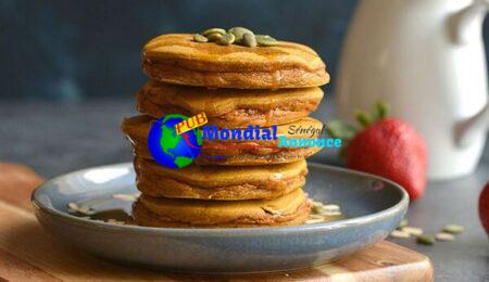 Butternut Squash Maple Oat Pancakes