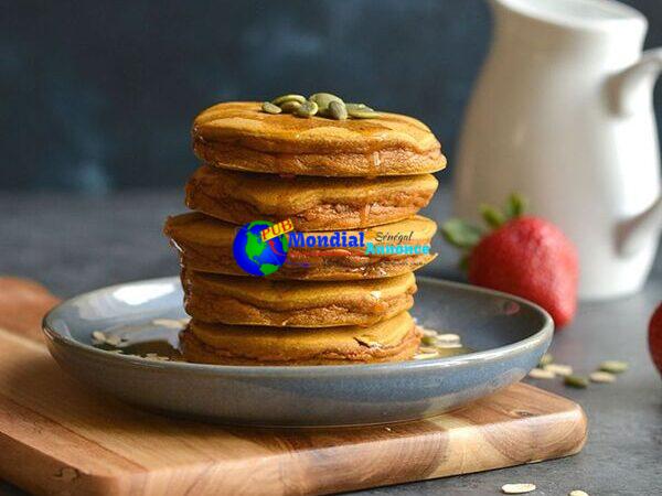 Butternut Squash Maple Oat Pancakes