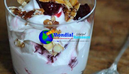 Cherry Brown Sugar Fool With Honey Almonds