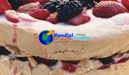 Three-Layer Berry and Brown Sugar Pavlova