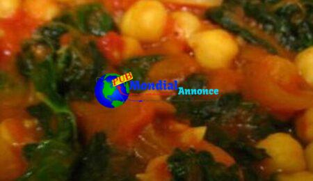 Chana Saag (vegan, gluten free)