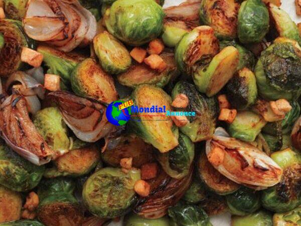 Brussels Sprouts with Shallots and Salt Pork