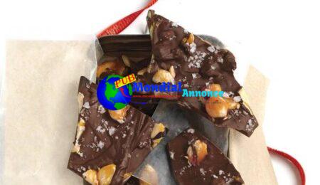 Chocolate-Almond Bark with Sea Salt