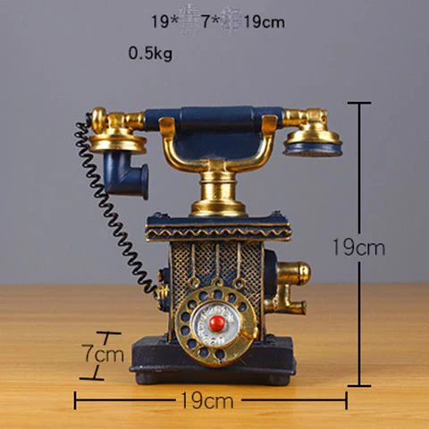 S1b1272233d464c218f2374a9c30a33c7Q - Retro Vintage Telephone Models Clothing Stores Bars Cafes Nostalgic Style Home Decor Ornament Window Display Decoration ZE915