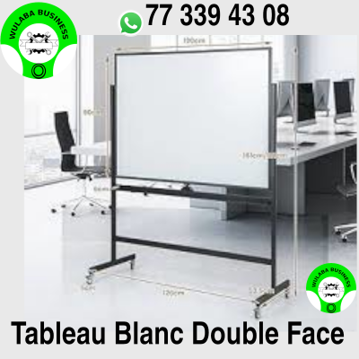 Tableau Blanc Effaçable Double Face 90×120