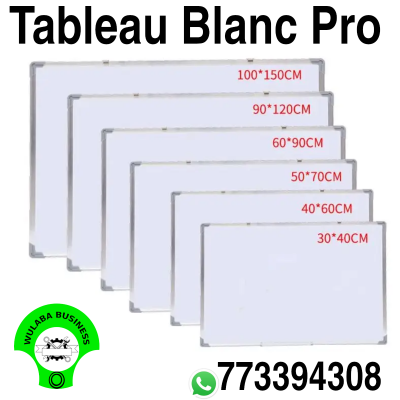 Tableau Blanc Effaçable – Dimensions au Choix