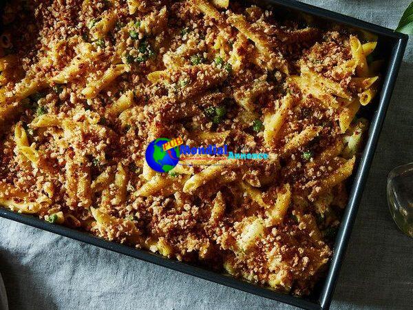 Vegan Cauliflower Alfredo Bake