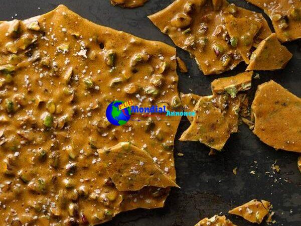 Salted Pistachio Brittle