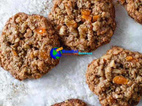 Apricot-Walnut Oat Cookies