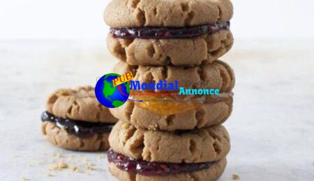 PB & J Cookie Sandwiches, Gluten-free