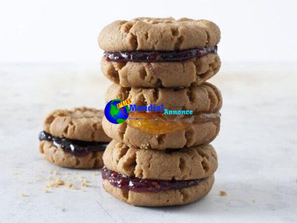 PB & J Cookie Sandwiches, Gluten-free