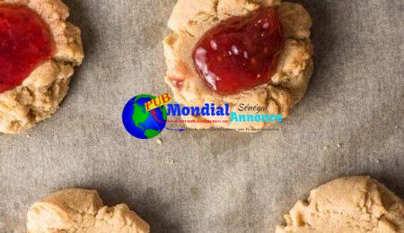 Peanut Butter and Jam Thumbprint Cookies