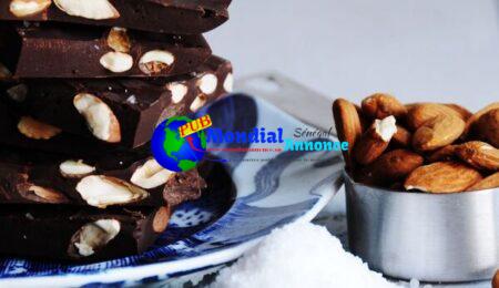 roasted almonds & sea salt chocolate bark