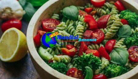 Oil-free Vegan Pesto Pasta Salad