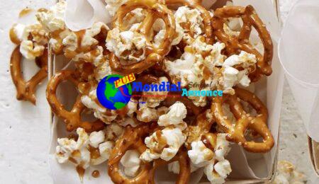 Salted Caramel and Pretzel Popcorn