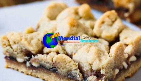 Recipe: PB&J Disintegrate Bar Cookies