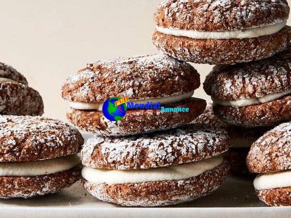 Coconut-Sugar Crinkle Cookie Sandwiches