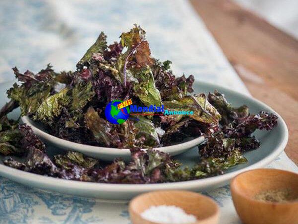 Sea Salt And Black Pepper Kale Chips