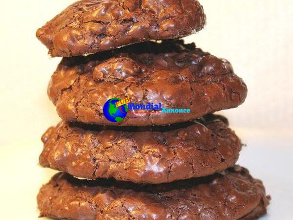 Chewy Chocolate Cookies With Rum-Soaked Raisins