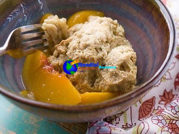 Gluten Free Peach Cobbler