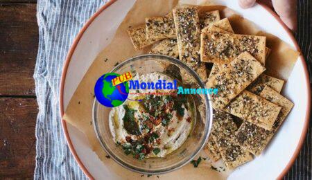 Za’atar-Spiced Chickpea Crackers with Maldon Sea Salt