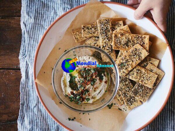 Za’atar-Spiced Chickpea Crackers with Maldon Sea Salt