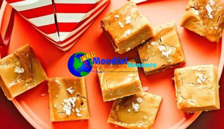 Salted caramel fudge