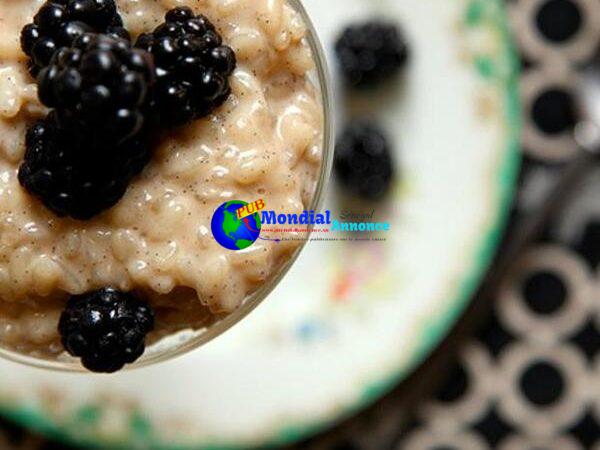 Risotto Rice Pudding With Brown Sugar And Vanilla