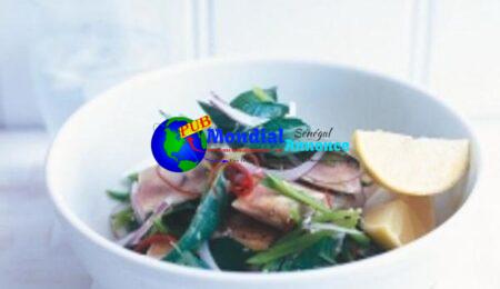 Wasabi Tuna And Sugar Snap Pea Salad