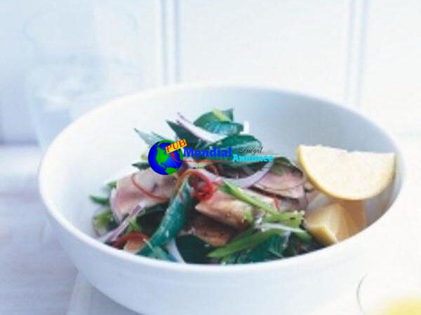 Wasabi Tuna And Sugar Snap Pea Salad