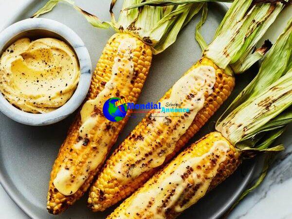 Grilled Corn on the Cob with Salt-and-Pepper Butter