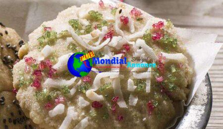 Christmas Sugar Cookie Thins with Coconut