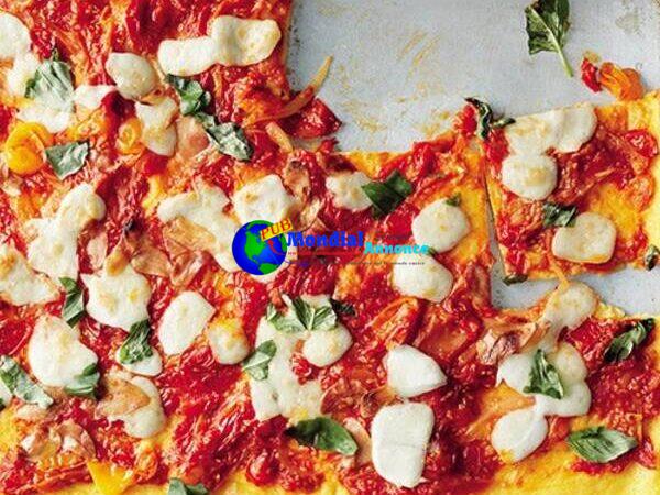 A Gluten-Free Polenta Caprese Pizza for the Weekend